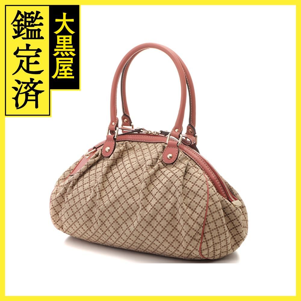 GUCCI グッチ ハンドバッグ ディアマンテ スーキー ベージュ/ピンク