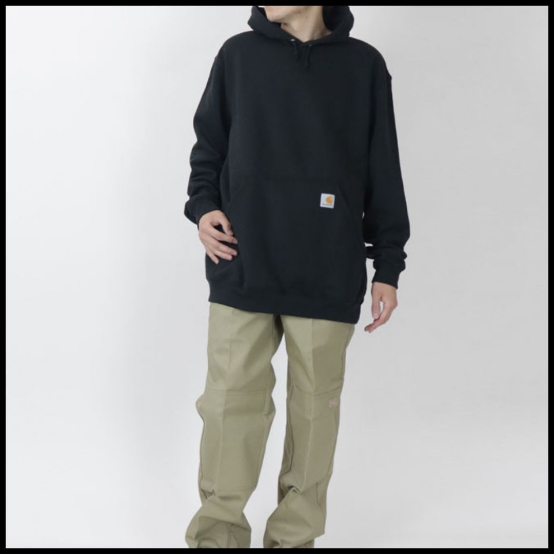 carhartt ブラック　裏起毛パーカー　XL carhartt(カーハート) Midweight Hooded Zip Sweat オーバー