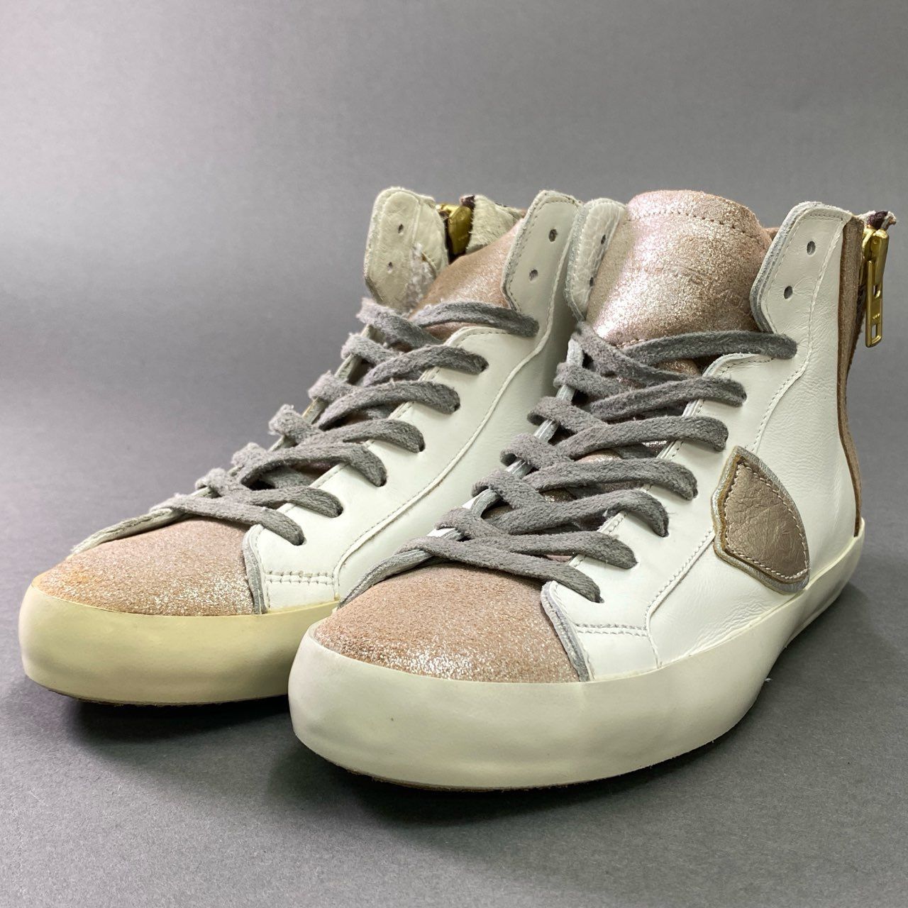 6k6 PHILIPP PLEIN フィリッププレイン ハイカットスニーカー 38  