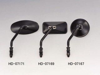 【新品・4営業日で発送】KIJIMA キジマ ｽﾃﾑﾐﾗｰ ﾗｳﾝﾄﾞﾀｲﾌﾟ ﾌﾞﾗｯｸ／ﾗｲﾄ　HD-07166