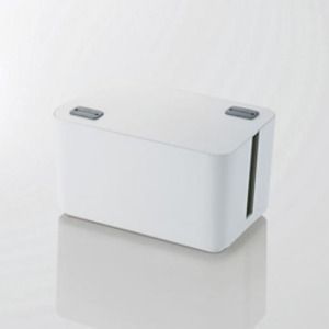 5個セット エレコム ケーブルボックス（4個口） ホワイト EKC-BOX002