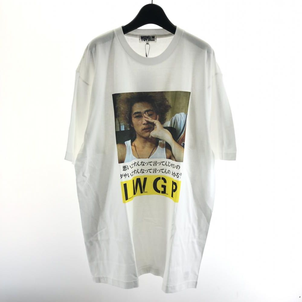 中古】MEDICOM TOY × I.W.G.P プリントTシャツ サイズXL