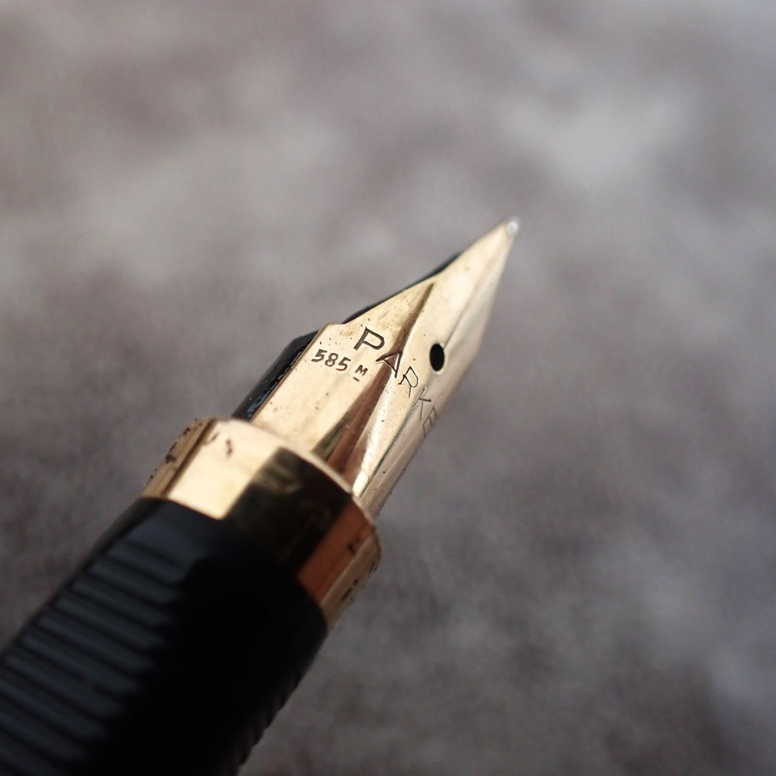 パーカー PARKER 」万年筆 ペン先 585刻印あり ゴールドカラー