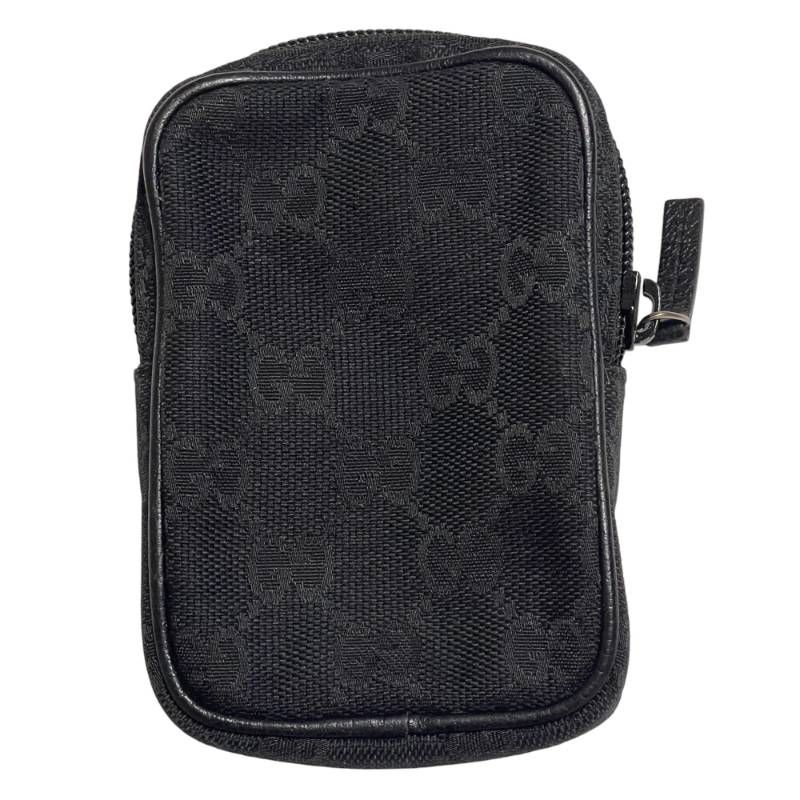 GUCCI グッチ シガレットケース タバコケース GGキャンバス ブラック 115249 WT3