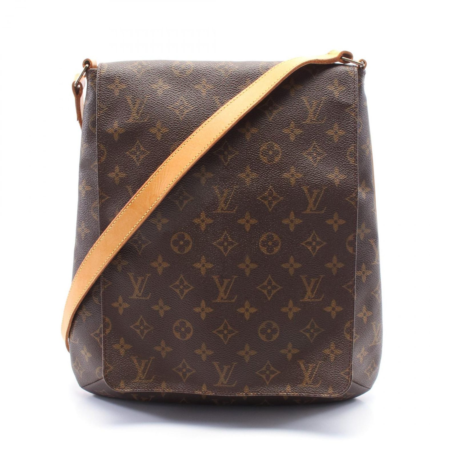 ルイ ヴィトン LOUIS VUITTON ショルダーバッグ ミュゼット モノグラム M51256 PVCコーティングキャンバス レザー ミュゼット レディース Used B