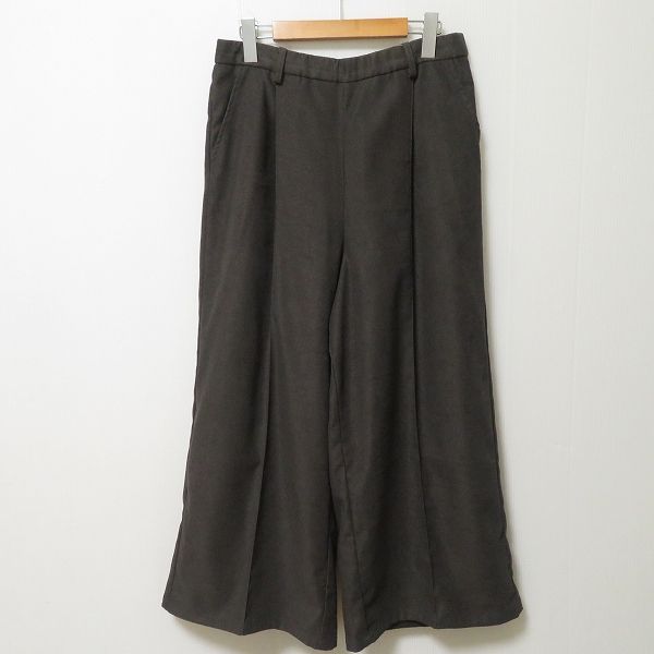 #anc アズノウアズ アノネネ オオラカ AS KNOW AS a.no.ne.ne olaca パンツ ガウチョパンツ 15 茶系 大きいサイズ レディース [957612]