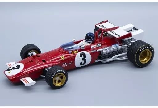 ミニカー　1/18 フェラーリ 312B メキシコGP 1970 優勝車 Jacky Ickx #3 ドライバーフィギュア付 [TMD18-64D] 中古】ミニカー 1/18 フェラーリ 312B メキシコGP 1970 優勝車