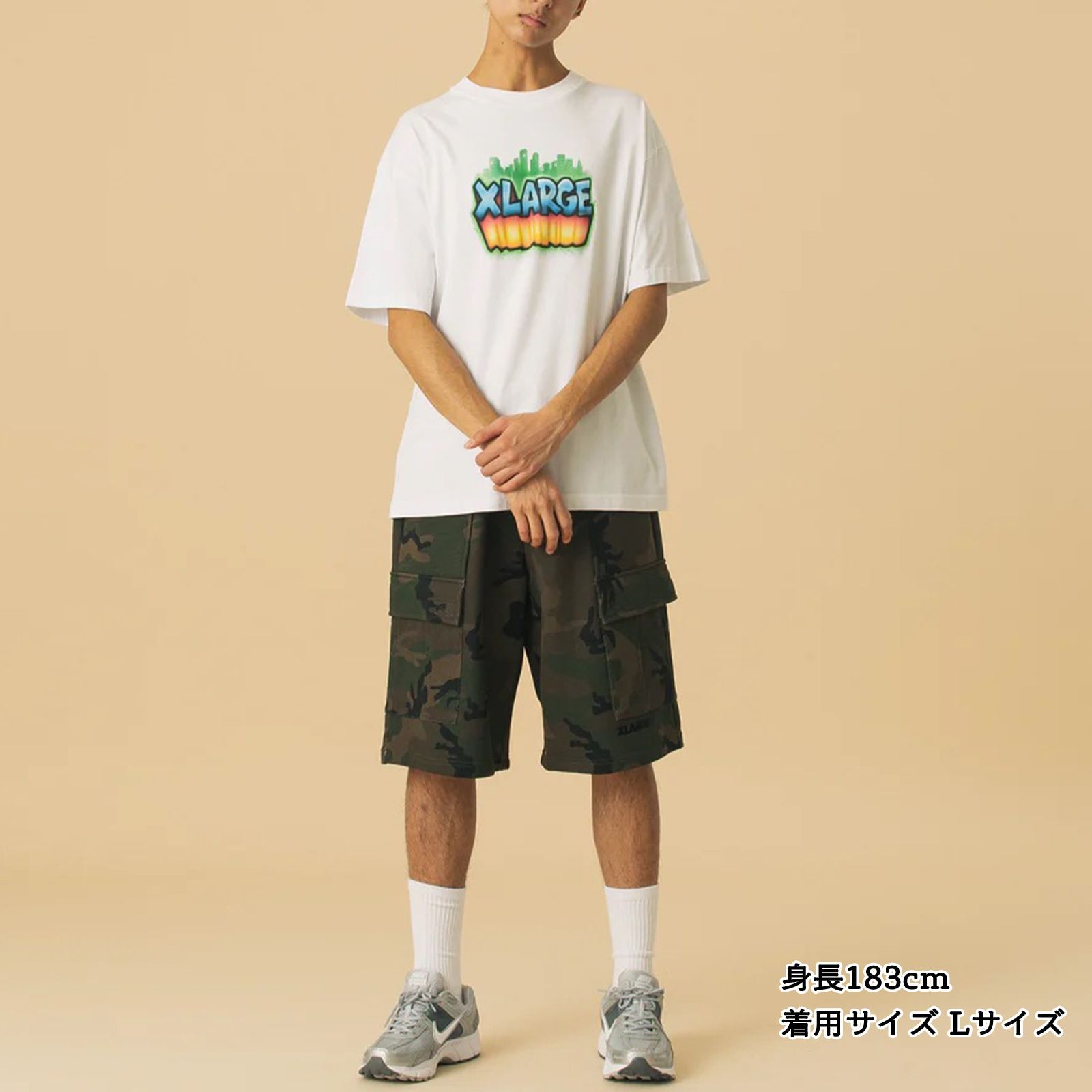 XLARGE（エクストララージ）SWEAT CARGO SHORT PANTS 101252031006