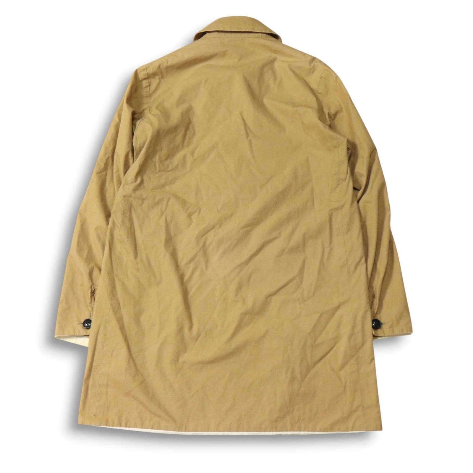 EEL Sakura Coat ベージュ ステンカラーコート Lサイズ EEL イール【SAKURA COAT サクラコート】 通年☆ コットン