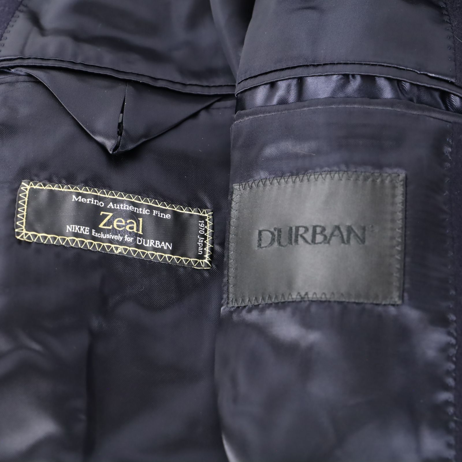 新品 11万円 DURBAN ダーバン Zeal ウールビーバー ステンカラーコート 