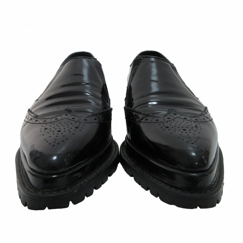 サカイ sacai ローファー スリッポン エナメル ビジネス ウイング