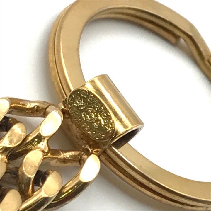 ★ジャンク品　CHANELゴールド装飾キーホルダー・キーリング CHANEL - シャネル キーリング GP キーチェーン キーホルダー