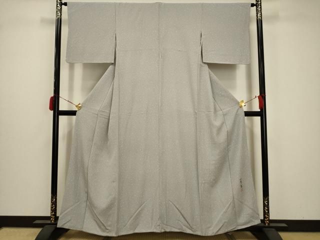 平和屋着物○上質な小紋 霞文 天目暈し 正絹 逸品 未使用