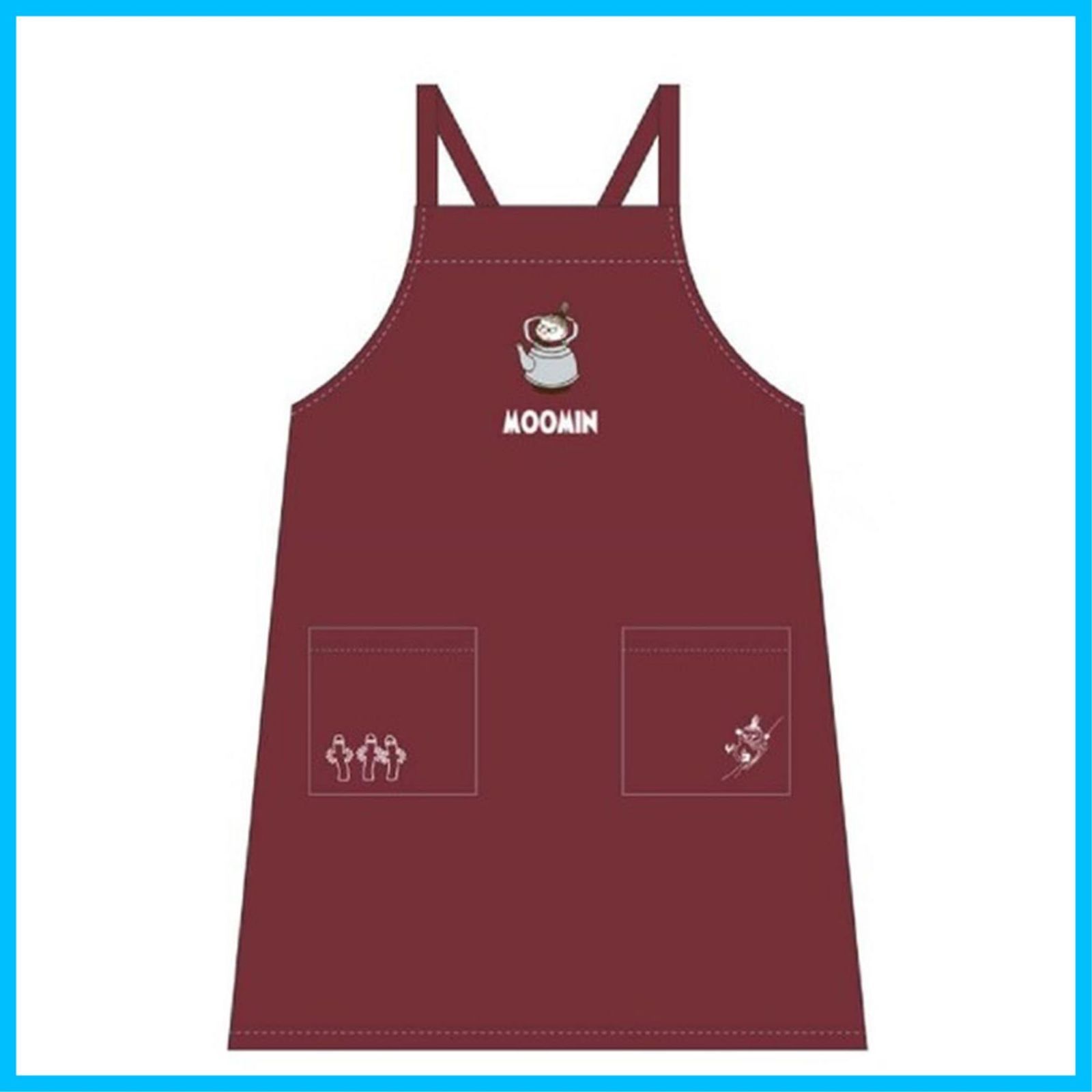 在庫セール レッド Free ムーミン エプロン Size ツジセル