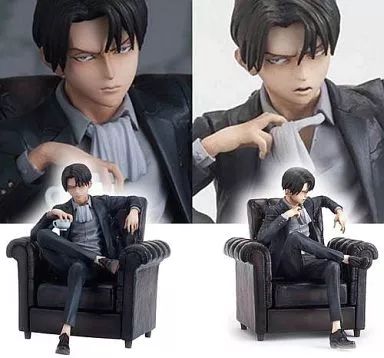 中古】フィギュア リヴァイDX(2体セット) 「進撃の巨人」 mensHdge