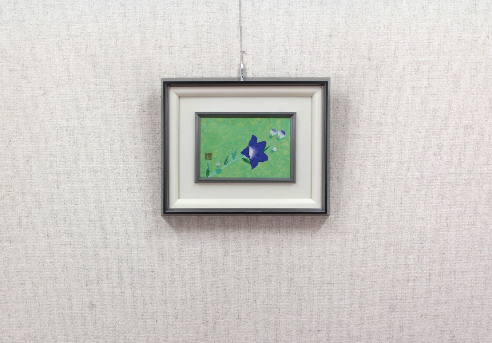 実沢真澄『桔梗』日本画 絵画 - メルカリ