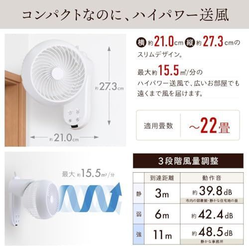 壁掛け 扇風機