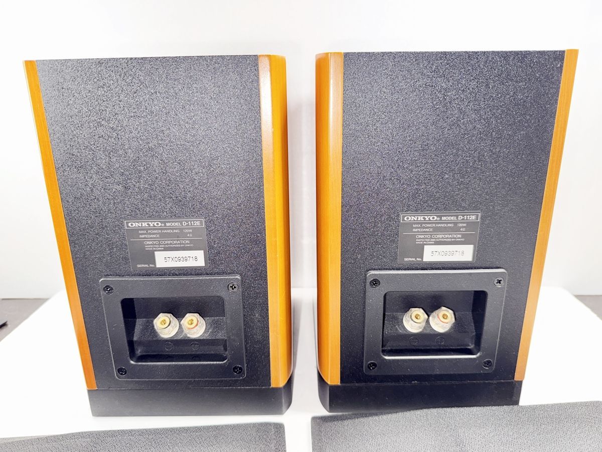 ☆ONKYO　スピーカーシステム (2台1組) D-112E LTD 超美品です。 中古 ONKYO オンキョー スピーカーシステム (2台1組) D-112E ONKYO