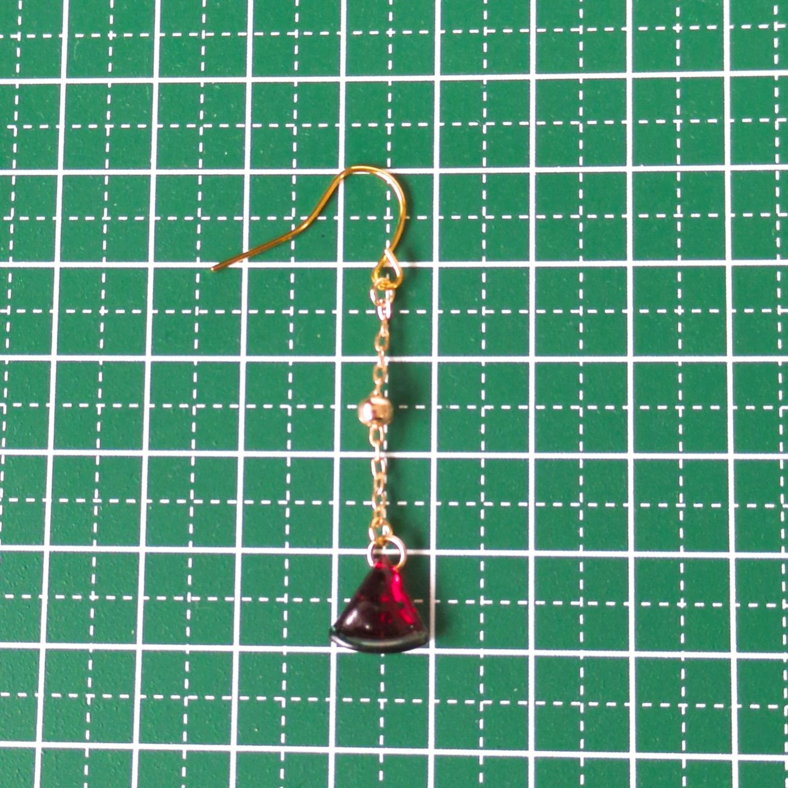 No.957 レジン すいか ゆらゆら ピアス イヤリング ハンドメイド 