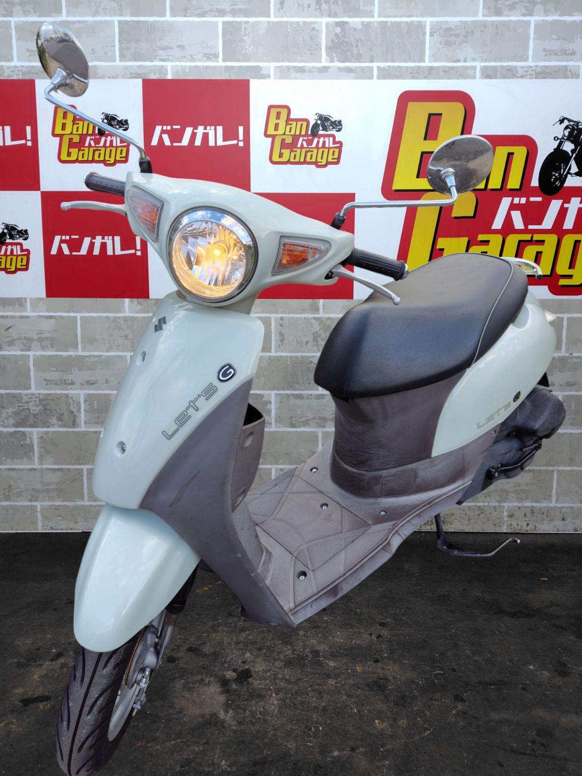 スズキ　SUZUKI　レッツG　LETS.G　 9767km　CA4AA　一部無料配送有　原付　バイク　バンガレージ　京都