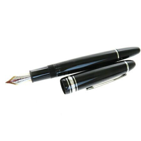 モンブラン MONTBLANC マイスターシュテュック 4810 万年筆 ブラック シルバー ペン先 ゴールド 14K 88B1692