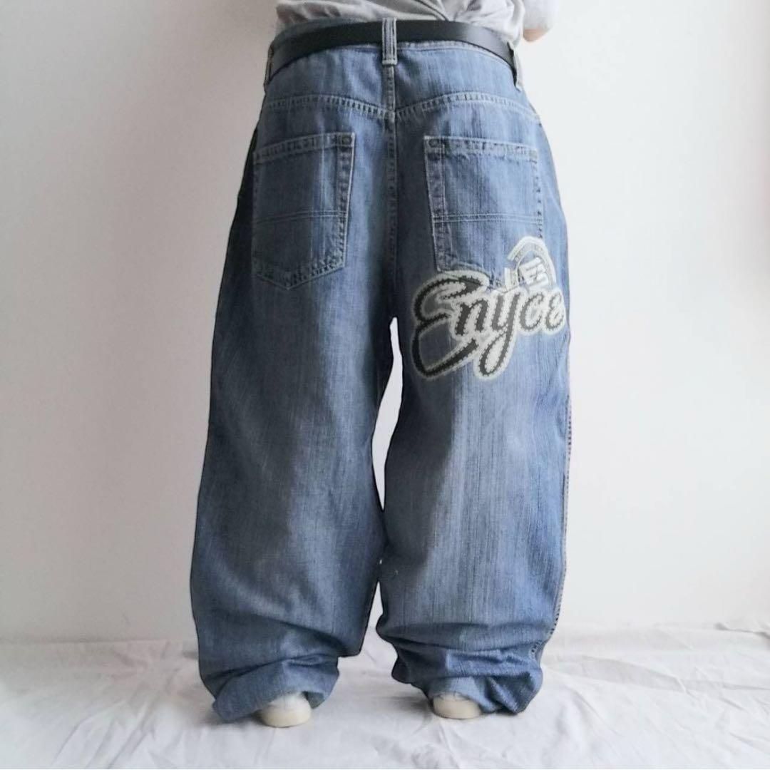 エニーチェ 00s Enyce バギーデニムパンツ ビッグロゴ ジーンズ