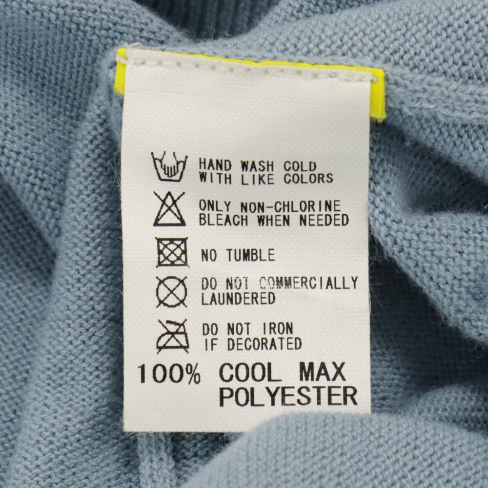 GOODENOUGH (グッドイナフ) クルーネックサマーニットセーター ブルー