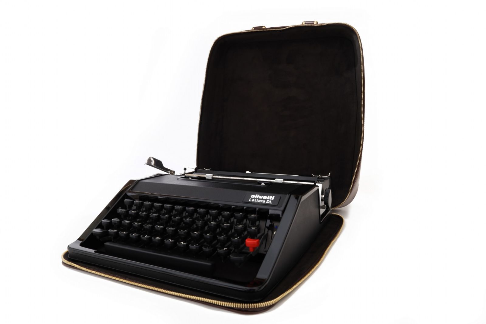 ヌメ本革タイプライターケース olivetti Lettera32、LetteraDLなどに