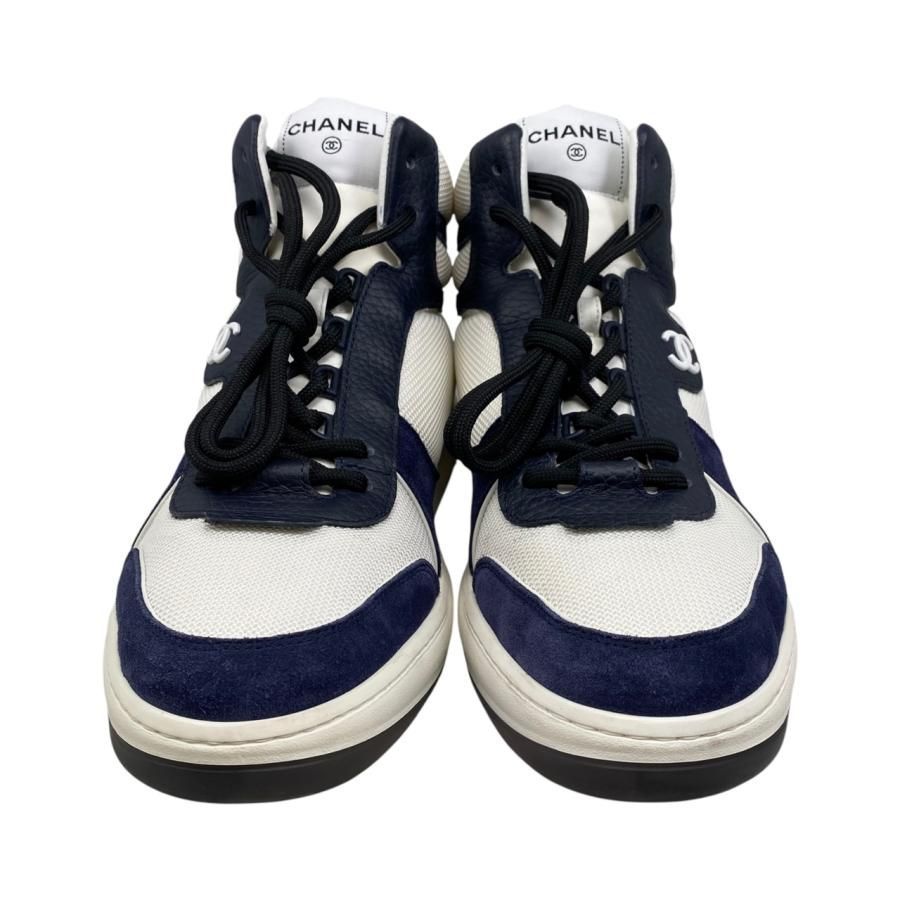【シャネル】スニーカー コットン CCロゴ入り☆ カジュアル3色 Chanel Low Top Trainer 'CC Logo' Sneakers Size 40 K3164