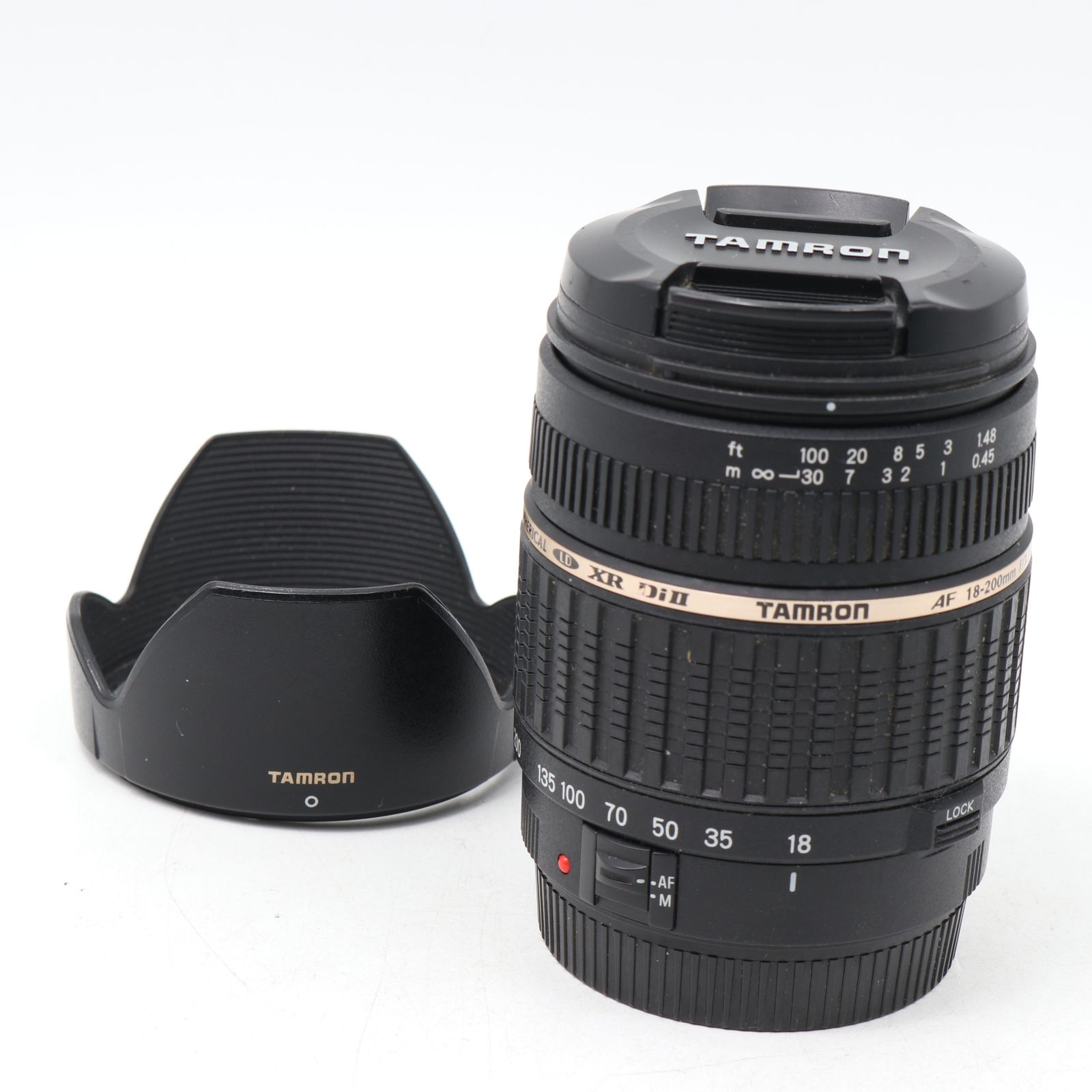 並品】TAMRON 高倍率ズームレンズ AF18-200mm F3.5-6.3 XR DiII 並品】TAMRON 高倍率ズームレンズ AF18-200mm F3.5-6.3 XR DiII