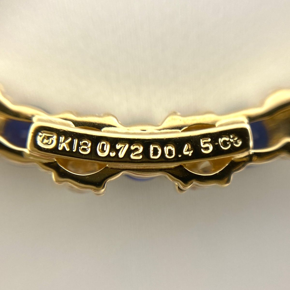 ミキモト MIKIMOTO サファイア デザインネックレス YG イエロー  