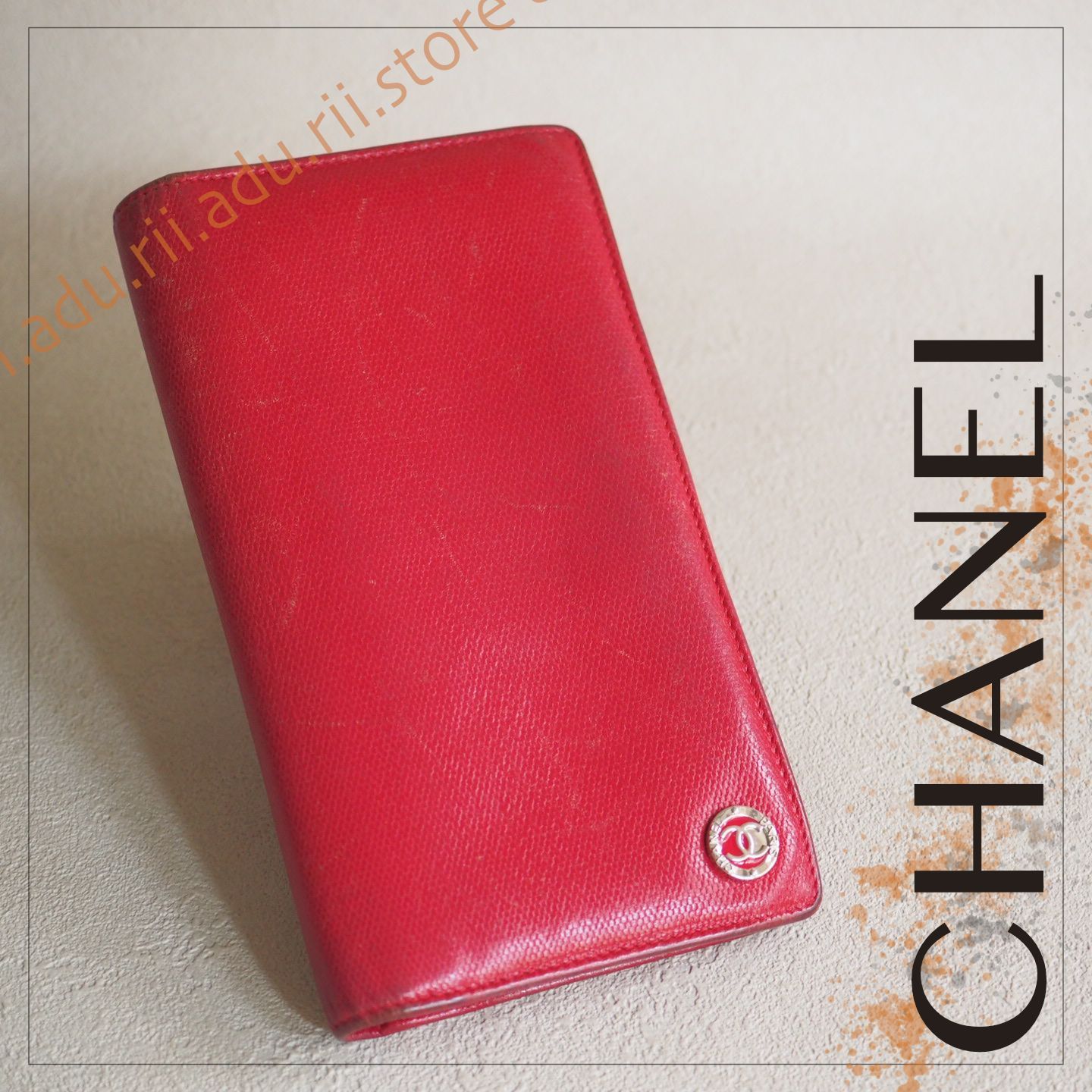 CHANEL☆シャネルＣＣロゴ二つ折財布
