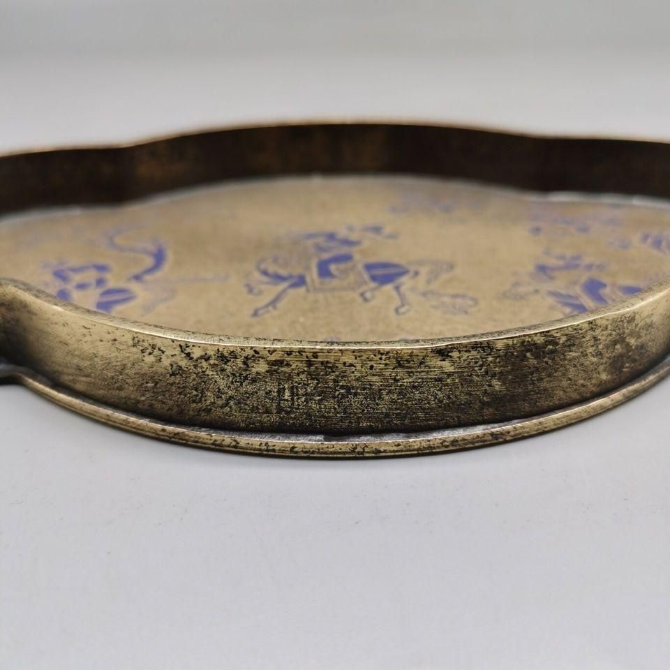 銅 細工 中国茶器 樹紋狩猟図 銅盤 果盤 茶盤銅  茶道具  置物 銅 細工 中国茶器 樹紋狩猟図 銅盤 果盤 茶盤銅 茶道具 置物