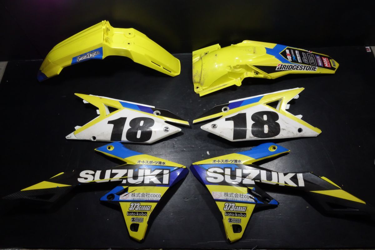 RM-Z450 外装 カウル セット スズキ 純正 サイドカバー シュラウド フロント リア フェンダー R20250505
