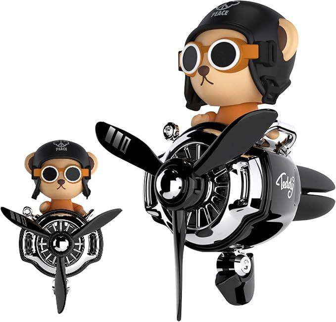 くまさんパイロットさま専用！ 数量限定】 【在庫処分】車用 芳香剤 熊 パイロット プロペラ