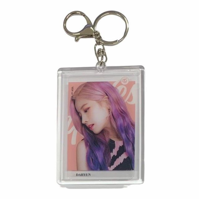 ダヒョン TWICE トゥワイス 透明トレカ入り キーホルダー 韓流 グッズ 