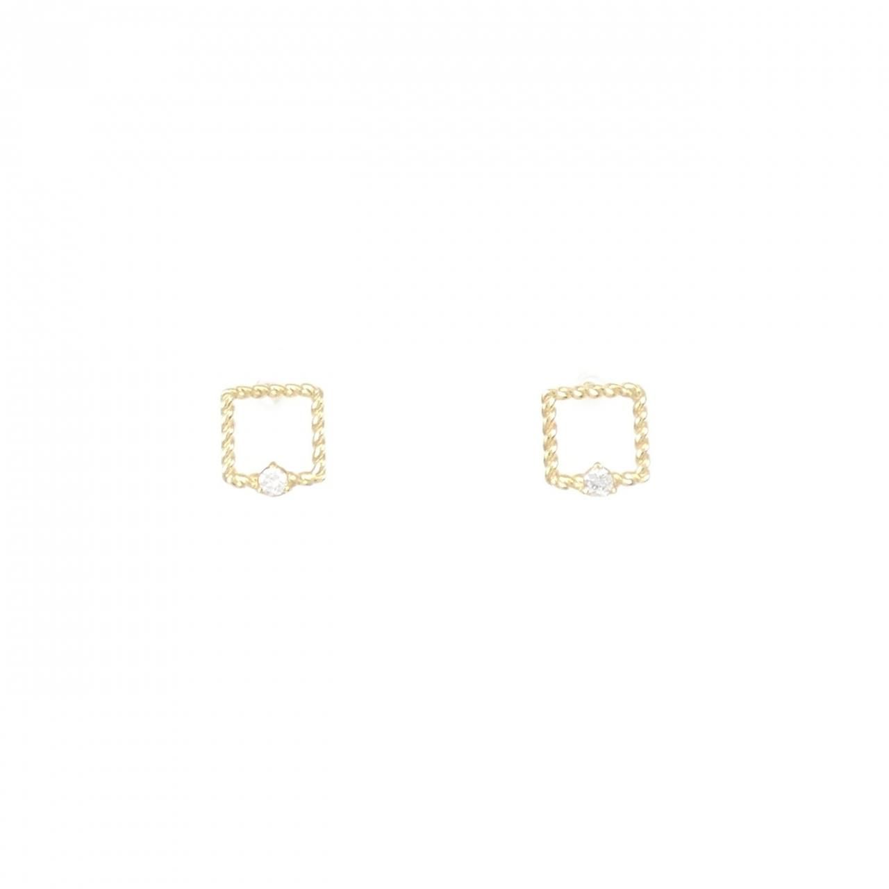 リメイク】K18YG ダイヤモンド ピアス 0.02CT 