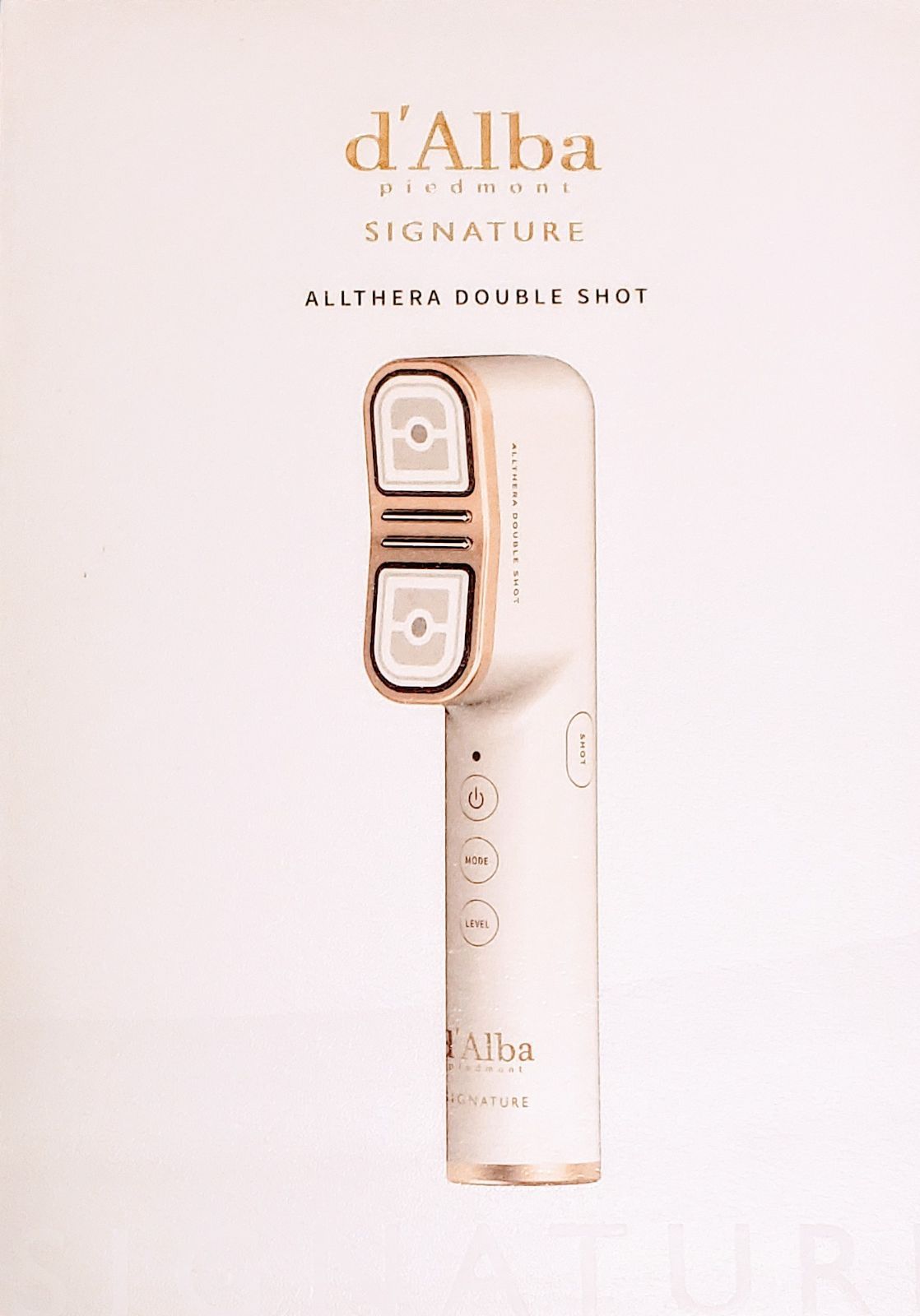 d'Alba 新品 シグネチャー オールセラ ダブルショット - メルカリ