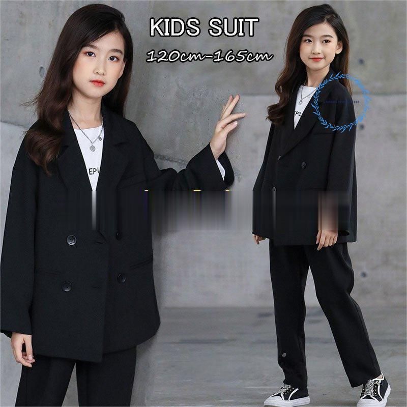 卒業式 小学校 女子 パンツスーツ セットアップ ピアノ発表会 パンツスーツ 2点セット キッズ ブラック フォーマル 黒 結婚式 ジュニア 七lwc360人気注目