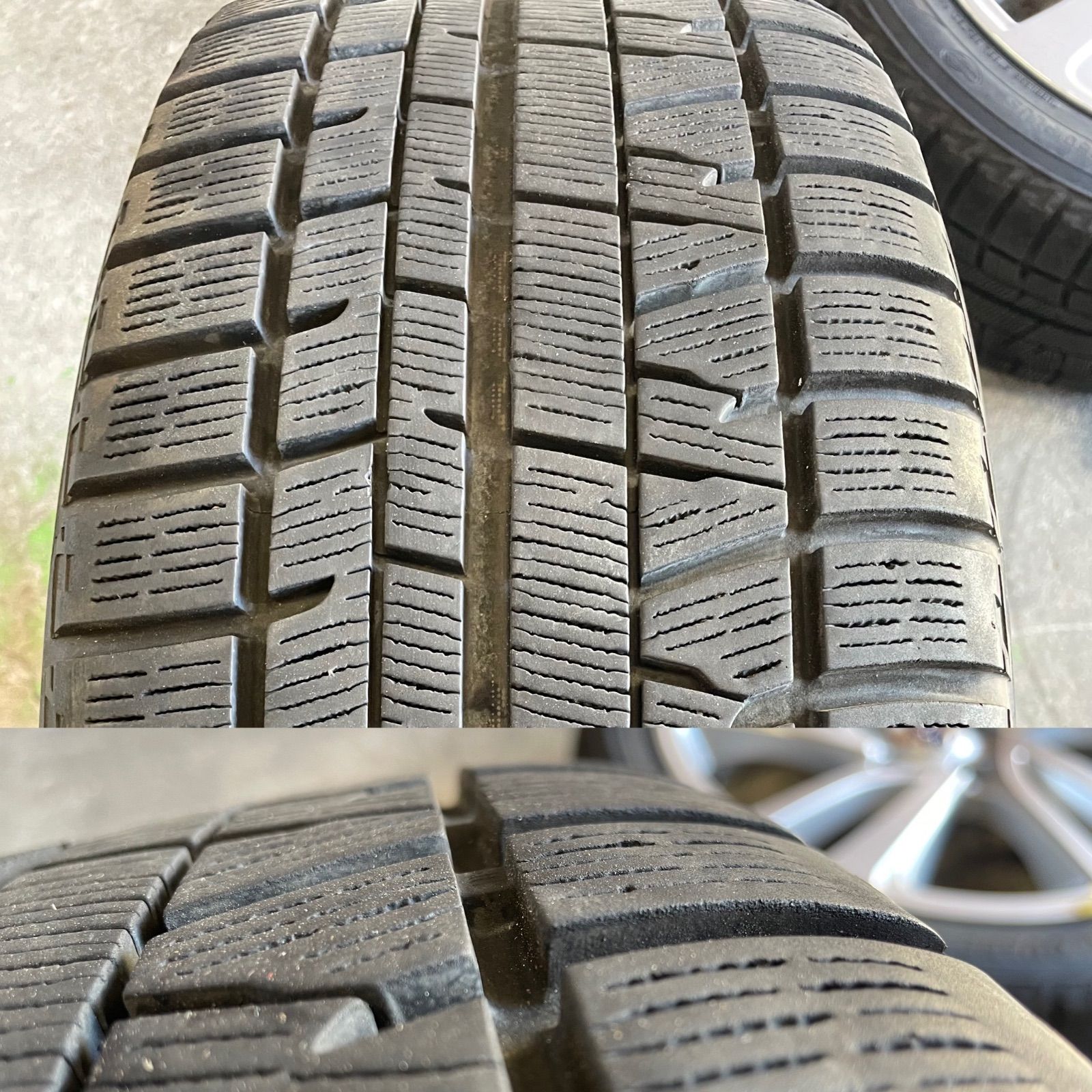 中古 スバル純正 レヴォーグ純正 18×7.5j+55 5/114.3 ヨコハマ ig50プラス 225/45R18 おまけタイヤ4本セット！WRX S4 SUBARU