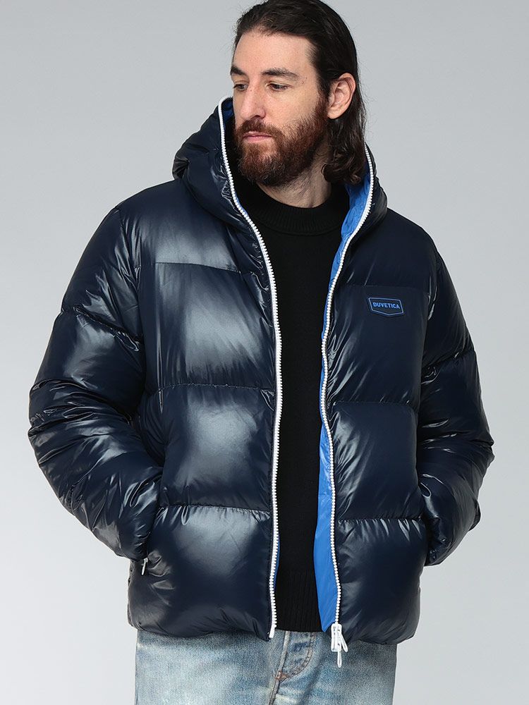 DUVETICA デュベティカ ワンポイントロゴ フルジップ ダウンジャケット AUVA