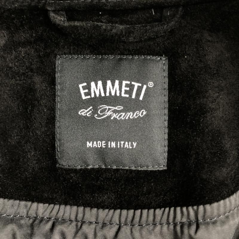 中古】EMMETI JURI SPECIAL CALF SUEDE シングルライダース 48  