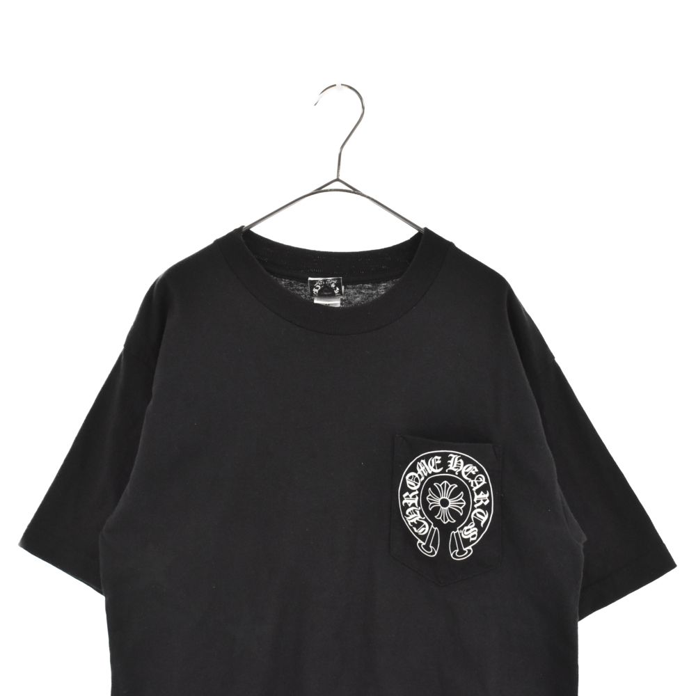 カラーホワイト『CHROME HEARTS』クロムハーツ (M) ポケット半袖Tシャツ