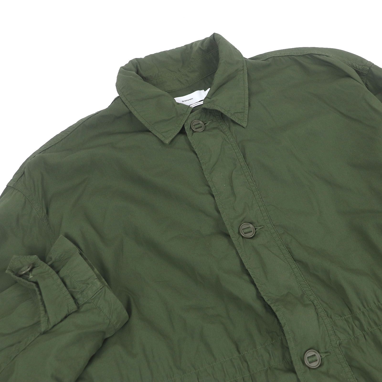 GARMENT DYED POPLIN FIELD COAT グラフペーパー Graphpaper / GARMENT DYED POPLIN FIELD COAT (NAVY) - TROUPE