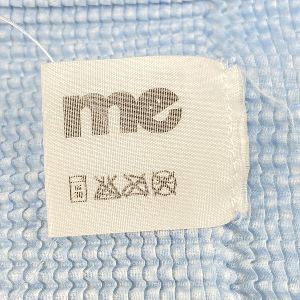 極美品✨希少【meイッセイミヤケ】ストレッチプリーツ長袖カーディガン ブルーラメ w300_XXs.jpg