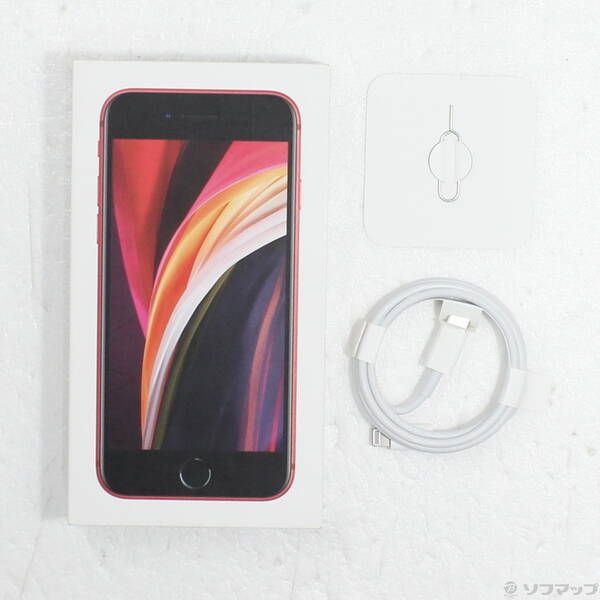 iPhone SE (第２世代) レッド 64GB（MHGR3J/A） 中古】iPhone SE 第2世代 64GB プロダクトレッド MHGR3J／A SIM