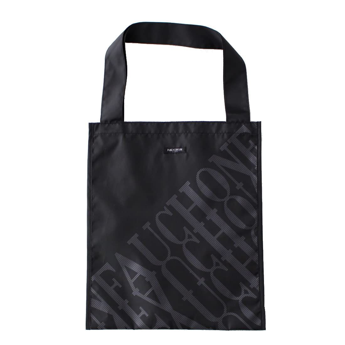 フリー_ブラック [フォション] 【40×33×12cm】エコバッグ 0003（レディース）（フォション/FAUCHON） ブラック フリー