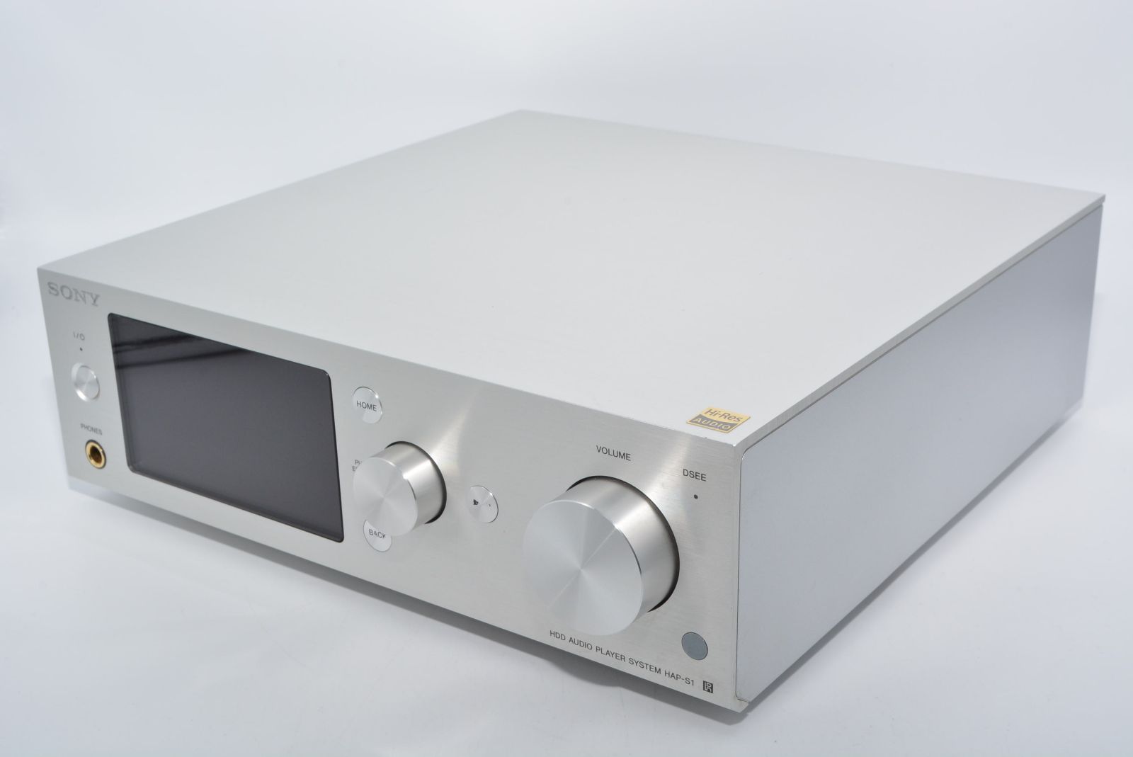 ソニー ハードディスクオーディオプレーヤーシステム 500GB HAP-S1 : ハイレゾ対応 Wi-Fi/ネットワーク対応 シルバー HA 中古ソニー ハードディスクオーディオプレーヤーシステム 500GB HAP