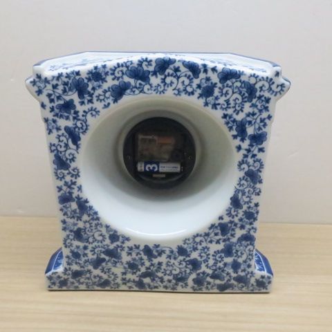 RYUHO 置き時計 龍峰窯 陶器 染付 - メルカリ