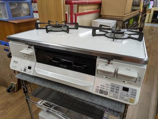 J239☆使用感有り☆Rinnai☆都市ガスコンロ☆水無し片面焼きグリル